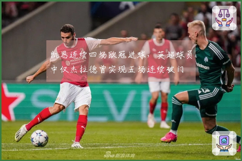 凯恩连续四场欧冠进球，英超球员中仅杰拉德曾实现五场连续破门